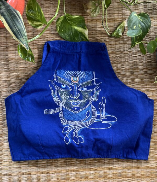 Deep Blue Blouse - Image 3
