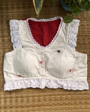 White Designer Blouse