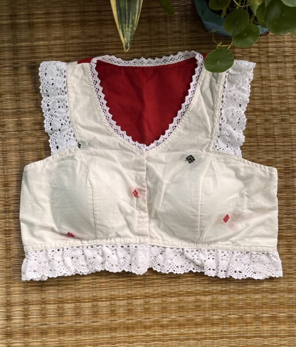 White Designer Blouse