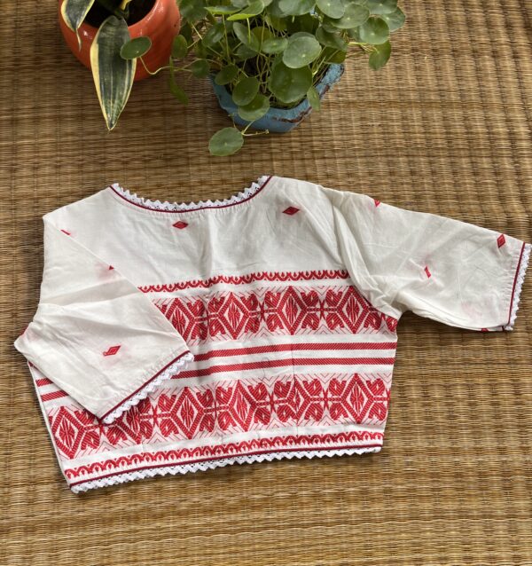 White Flora Blouse - Image 2
